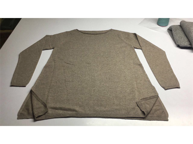 Cashmere Sweater With Slits