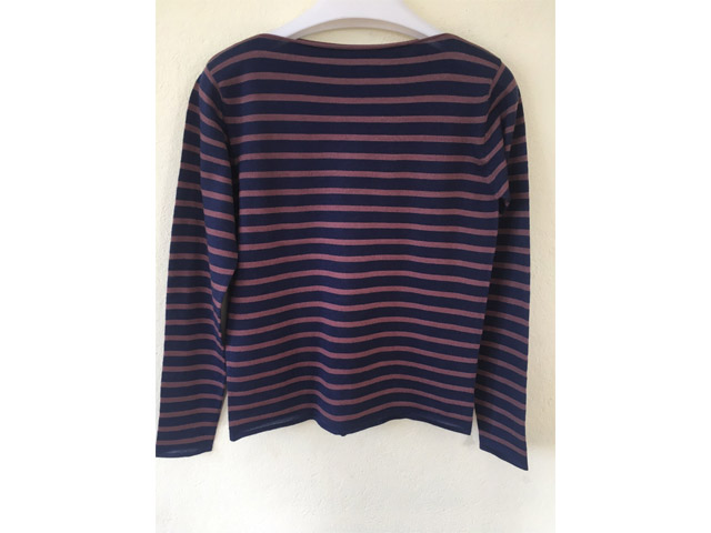 Stripe Boat Neck