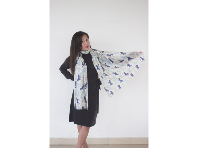Cashmere Printed Scarf